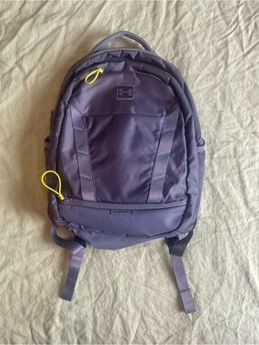 Under Armour Purple Backpack with Yellow Accents